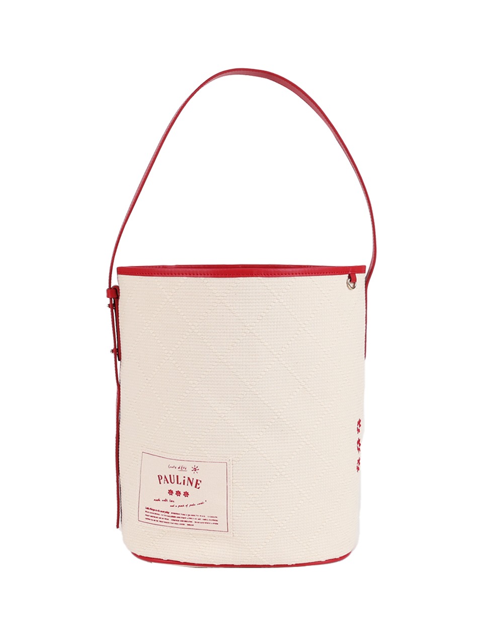 Pauline&#039;s bucket bag - ruby red - ovuni