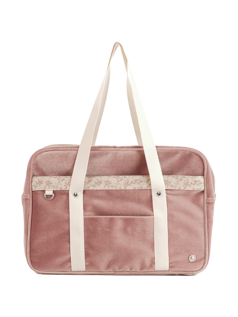 Velvet schoolbag - pink brown - ovuni