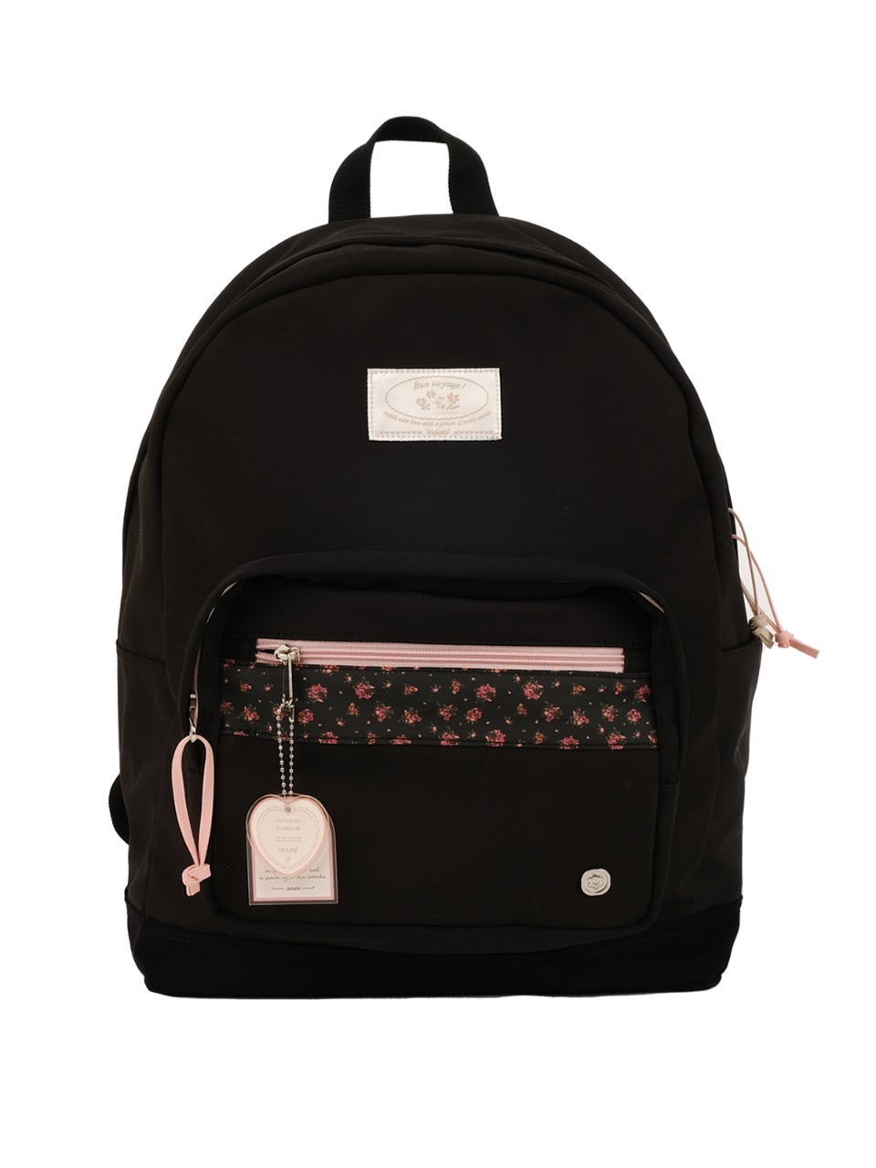 [ 6월 재입고 예정 ] Bon voyage backpack - black - ovuni