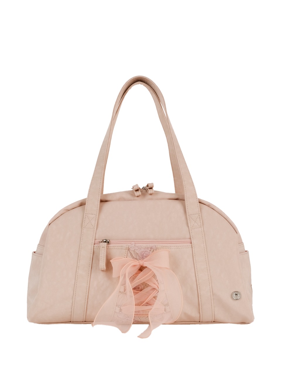 [pre-order] [10/10 배송시작] [sale ~9/22] Daily ribbon gym bag_nude pink - ovuni